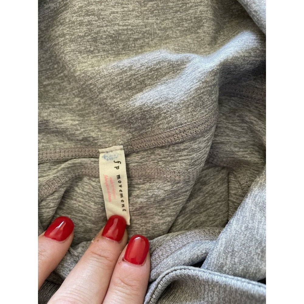 Free People Movement Ultra High Rise Off Beat Shorts Gray Size XS - Picture 4 of 5